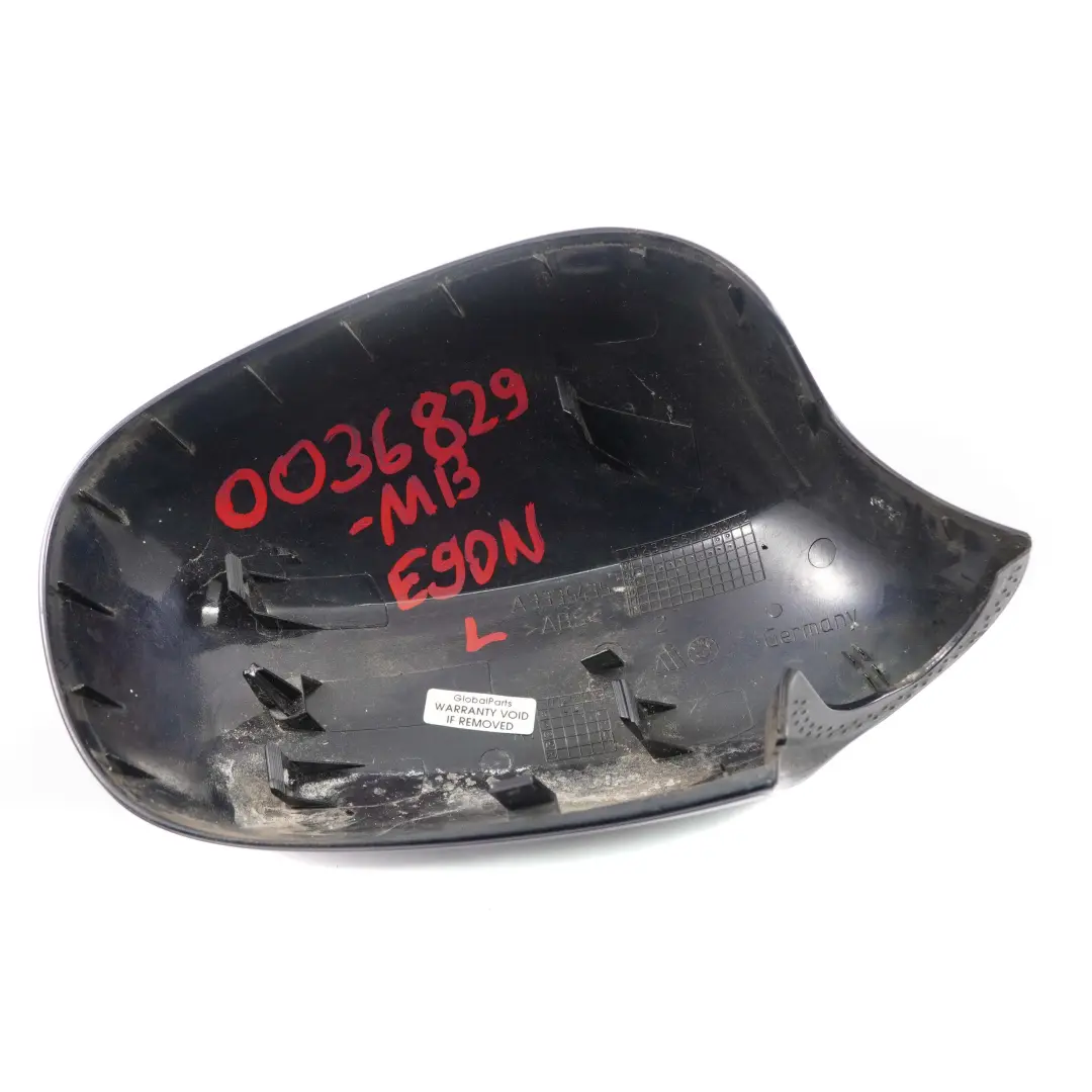  Wing Mirror Cover BMW E90 E91 LCI Left Cap N/S Casing Monacoblau Monaco Blue A35 - SKU 0036829-MB - Part number 0036829
