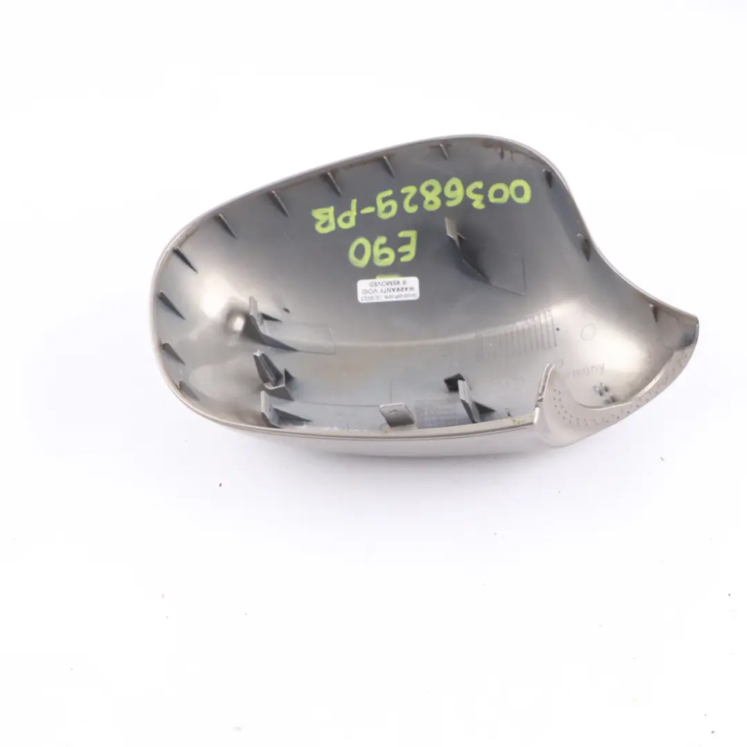 Außen spiegel abdeckung BMW E90 E91 LCI Cap Gehäuse links Titansilber 354 für mit Teilenummer 0036829 Außen spiegel abdeckung BMW E90 E91 LCI Cap Gehäuse links Titansilber 354 - SKU 0036829-PB - Teilenummer 0036829