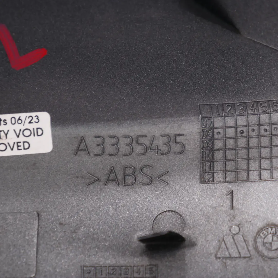  Tapa Espejo BMW E90 E91 LCI Izquierda Tapa Carcasa Spacegrau Gris - A52 - SKU 0036829-SCG3 - Número de pieza 0036829