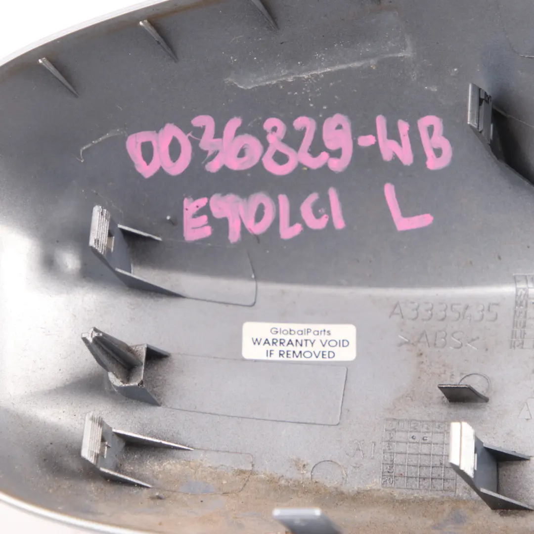 Wing Mirror Cover BMW E90 E91 LCI Left N/S Cap Casing Bluewater 896 to with Part number 0036829 Wing Mirror Cover BMW E90 E91 LCI Left N/S Cap Casing Bluewater 896 - SKU 0036829-WB1 - Part number 0036829