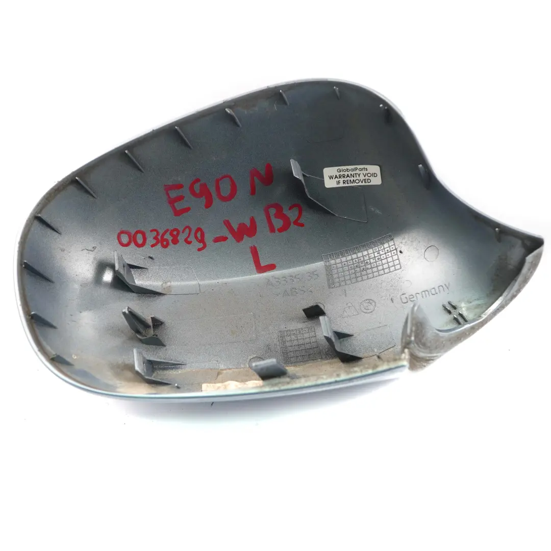 BMW 3 er E90 E91 LCI Spiegel Abdeckung Abdeckkappe Links Bluewater - 896 - SKU 0036829-WB2 - Teilenummer 0036829