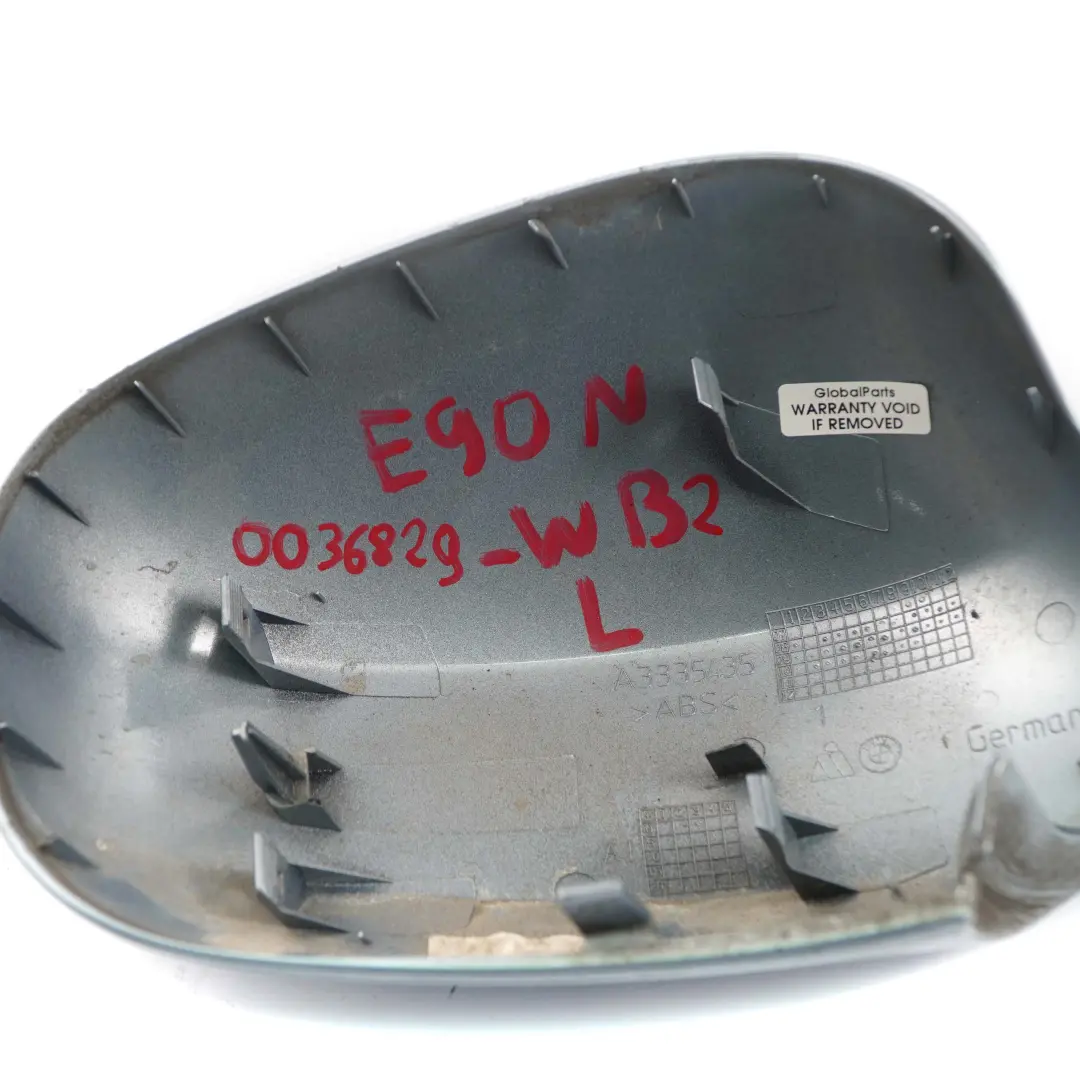 BMW 3 er E90 E91 LCI Spiegel Abdeckung Abdeckkappe Links Bluewater - 896 - SKU 0036829-WB2 - Teilenummer 0036829