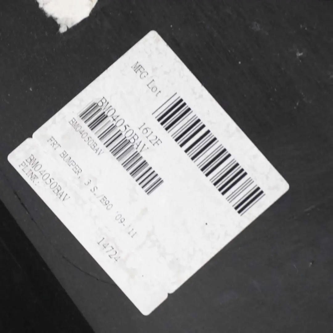 BMW E90 LCI Zderzak Przedni Przód Black Sapphire - SKU 0036837-BS1 - Numer Części 0036837