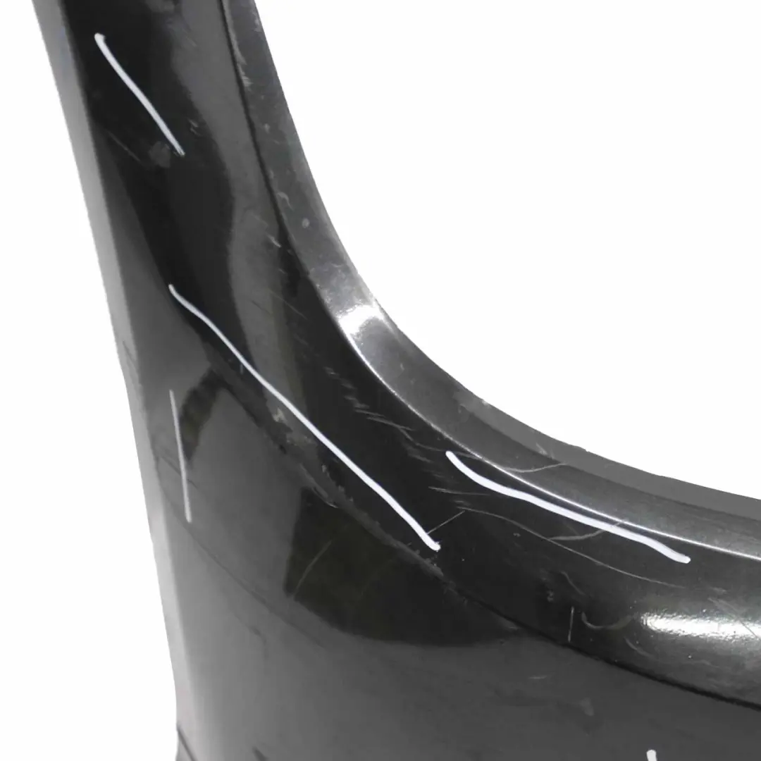BMW E90 LCI Front Bumper Trim Panel Black Sapphire Metallic - 475 - SKU 0036837-BS1 - Part number 0036837