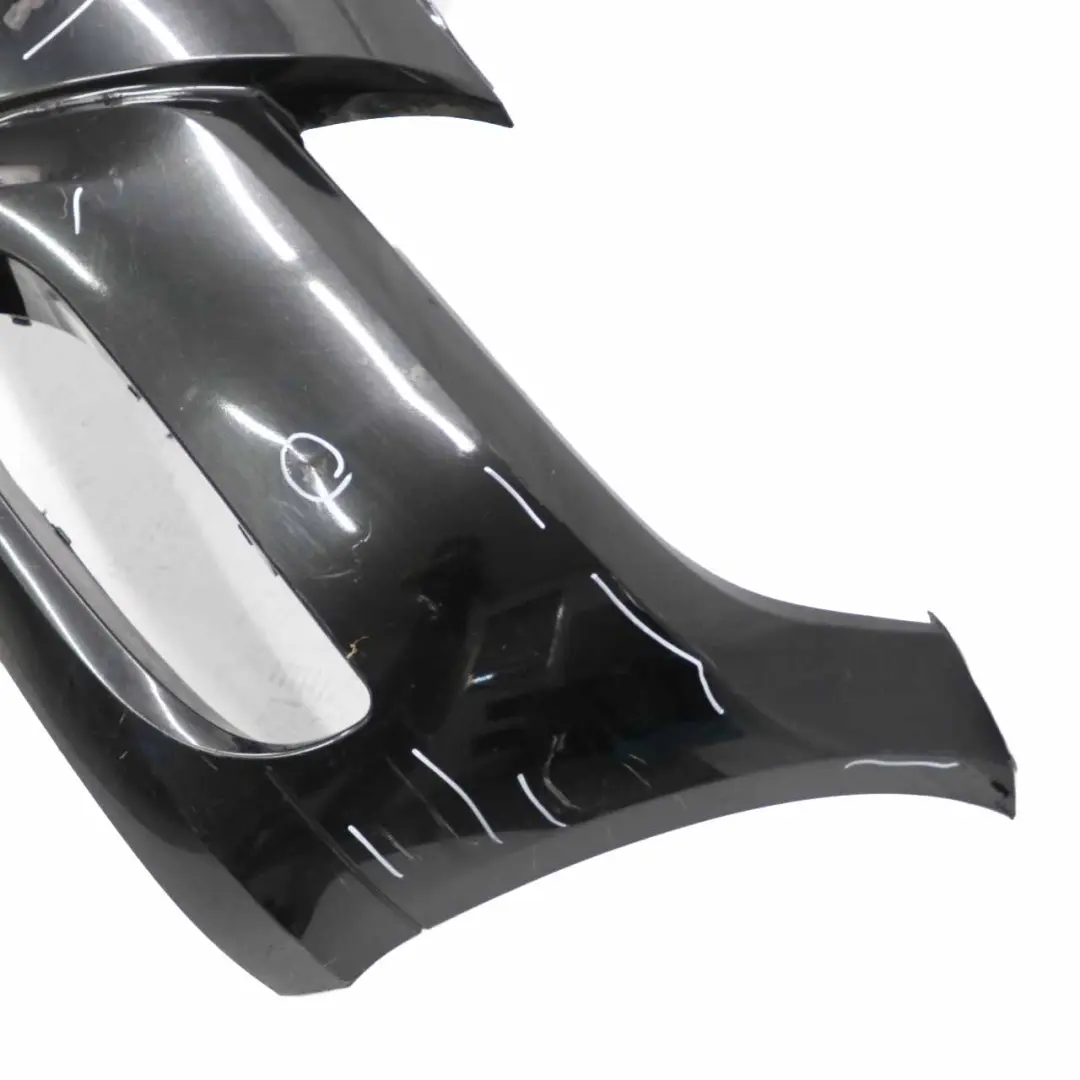 BMW E90 LCI Front Bumper Trim Panel Black Sapphire Metallic - 475 - SKU 0036837-BS1 - Part number 0036837