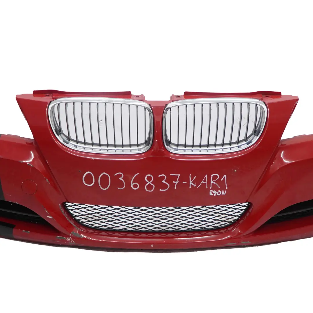 BMW 3 E90 E91 LCI Pare-chocs avant complet - Karmesinrot Crimson Red A61 - SKU 0036837-KAR1 - Numéro de pièce 0036837