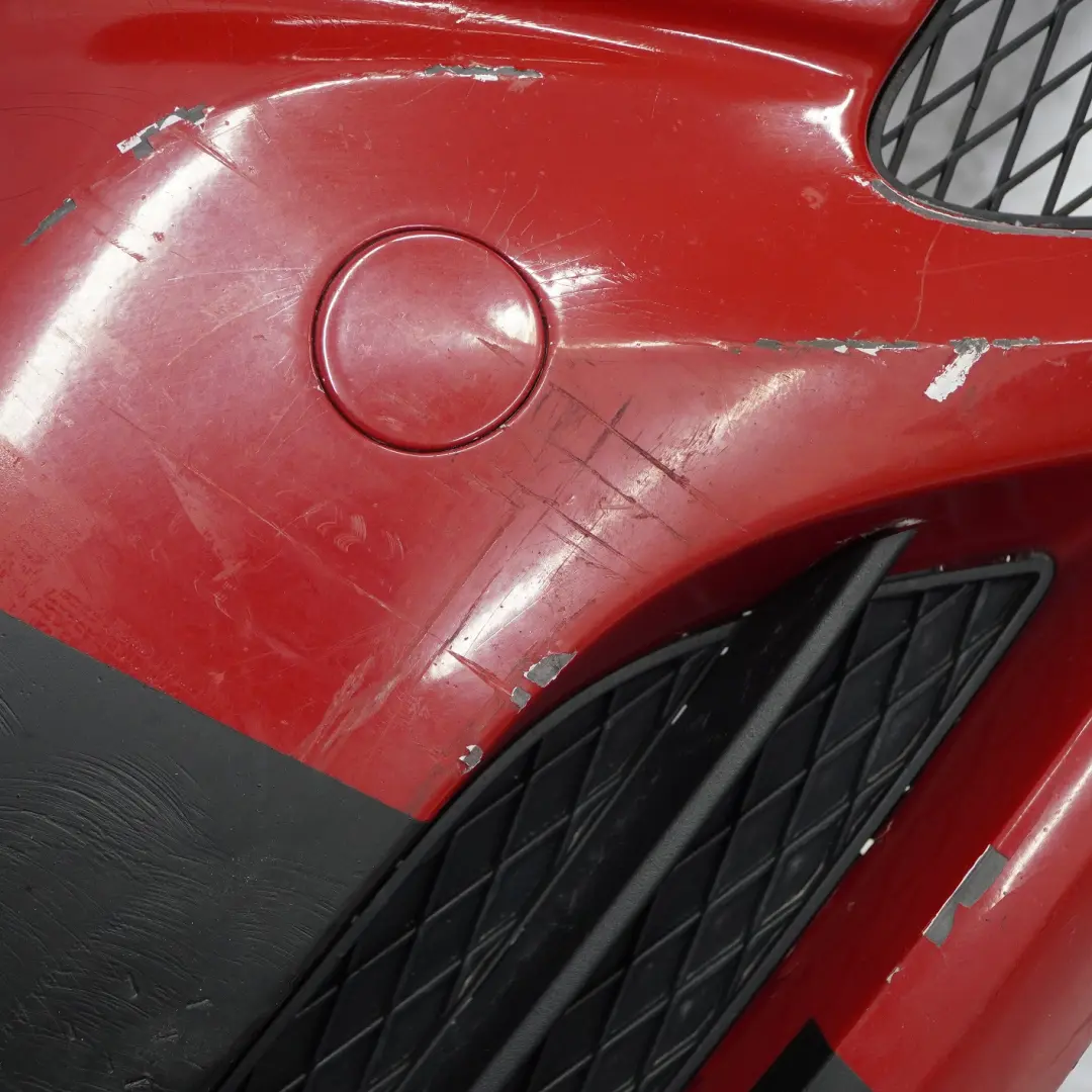 BMW 3 E90 E91 LCI Complete Front Bumper Trim Panel Karmesinrot Crimson Red A61 - SKU 0036837-KAR1 - Part number 0036837