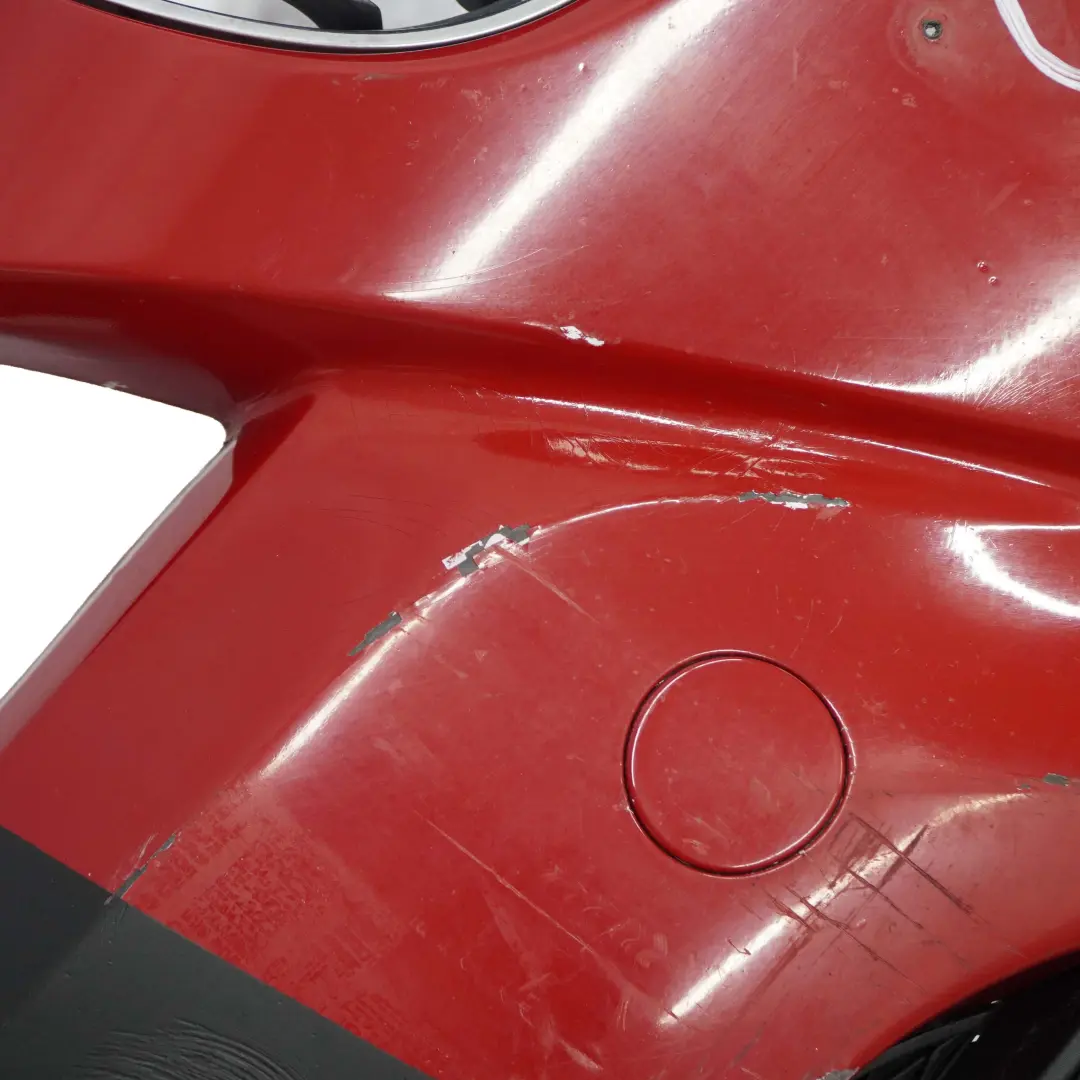 BMW 3 E90 E91 LCI Complete Front Bumper Trim Panel Karmesinrot Crimson Red A61 - SKU 0036837-KAR1 - Part number 0036837