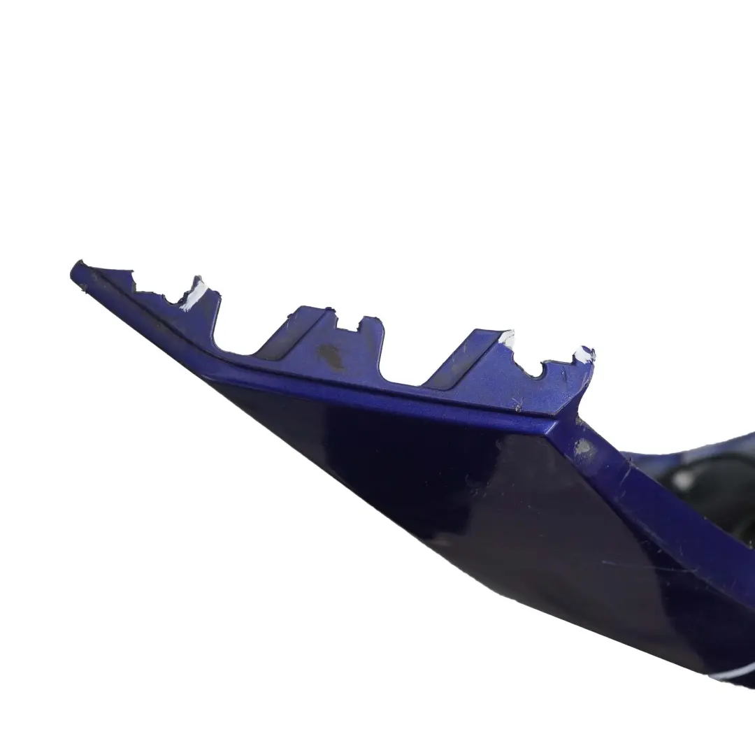 BMW 3 E90 E91 LCI Complete Front Bumper Trim Panel Montegoblau Blue - A51 - SKU 0036837-MTB - Part number 0036837