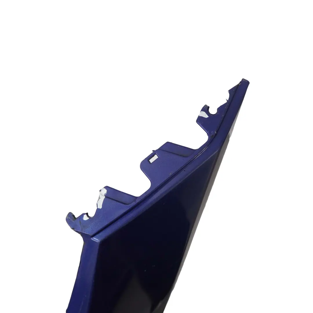 BMW 3 E90 E91 LCI Complete Front Bumper Trim Panel Montegoblau Blue - A51 - SKU 0036837-MTB - Part number 0036837