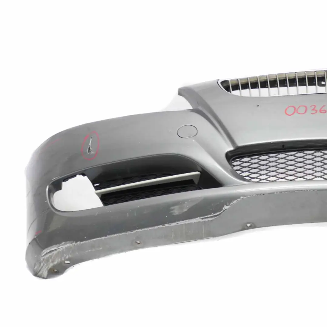 Front Bumper Trim Panel Complete Spacegrau Grey - A52 to BMW E90 E91 LCI with Part number 0036837 BMW E90 E91 LCI Front Bumper Trim Panel Complete Spacegrau Grey - A52 - SKU 0036837-SCG1 - Part number 0036837