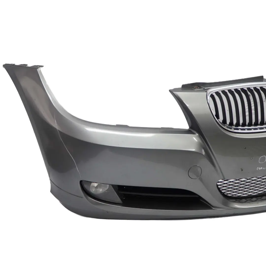  £BMW 3 E90 E91 LCI Front Bumper Trim Panel Complete Spacegrau Grey - A52 - SKU 0036837-SCG - Part number 0036837