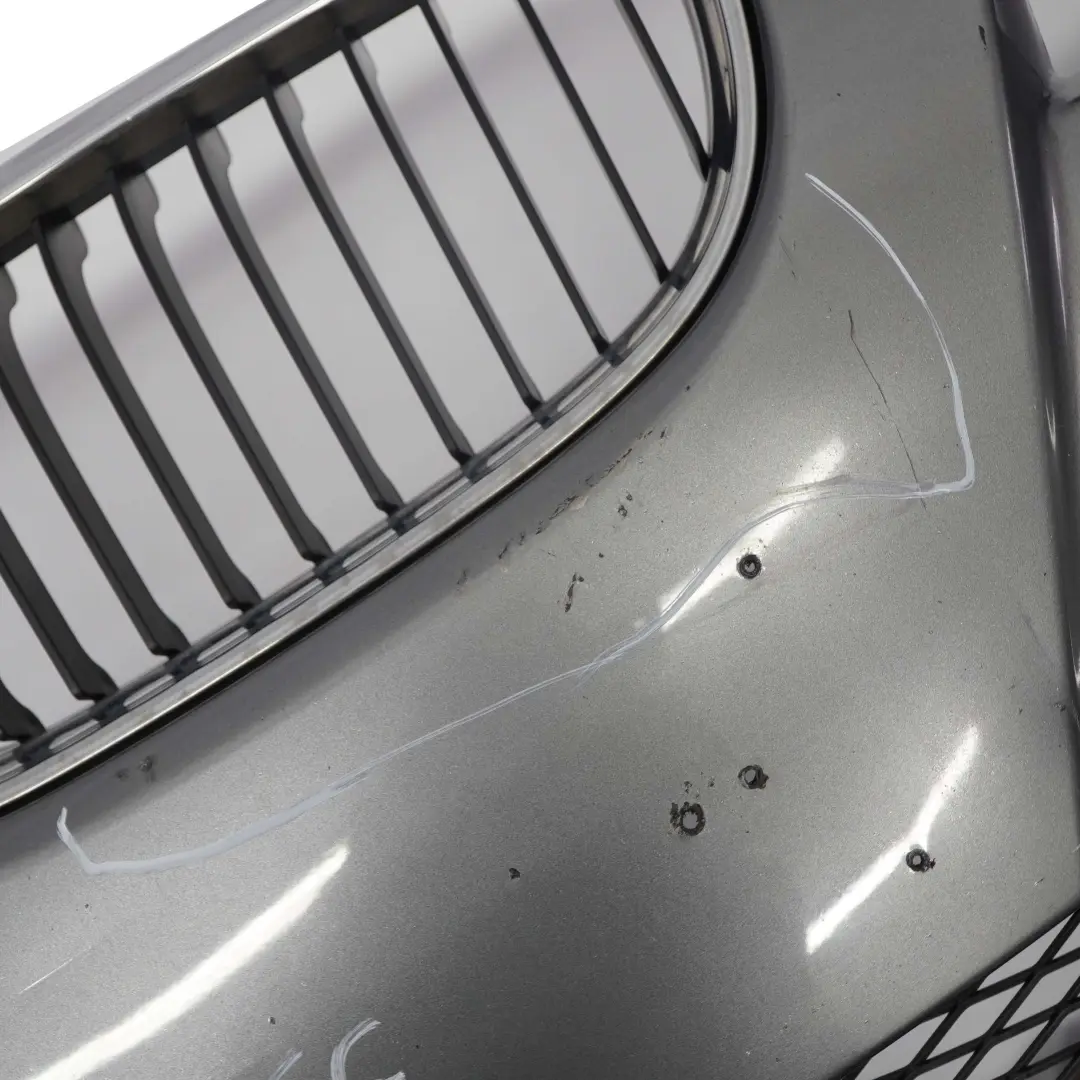  £BMW 3 E90 E91 LCI Front Bumper Trim Panel Complete Spacegrau Grey - A52 - SKU 0036837-SCG - Part number 0036837