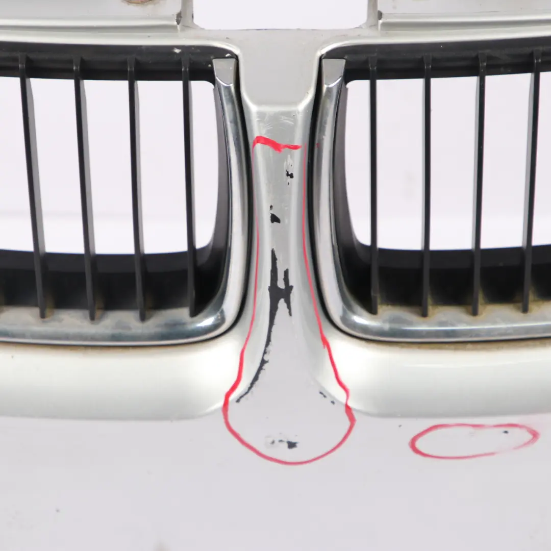  Front Bumper BMW E90 E91 LCI Trim Panel Complete Titansilber Silver - 354 - SKU 0036837-TS1 - Part number 0036837