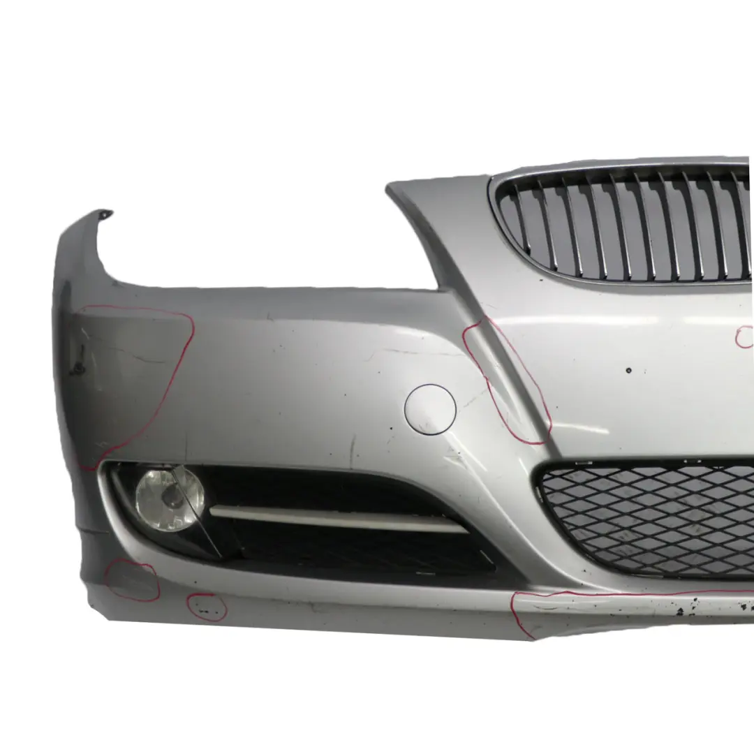 Front Bumper BMW E90 E91 LCI Trim Panel Complete Titansilber Silver - 354 - SKU 0036837-TS2 - Part number 0036837