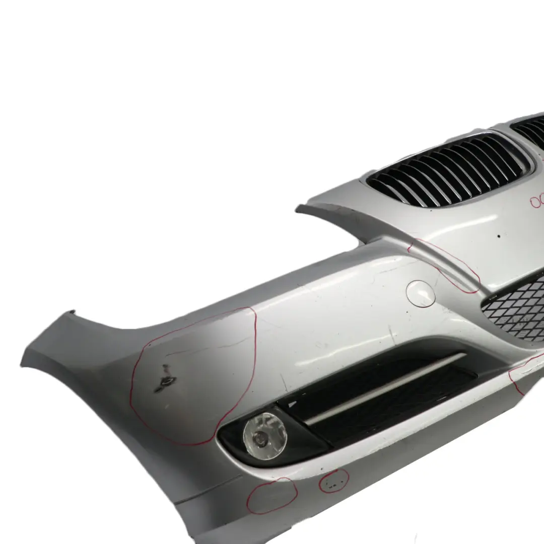  Front Bumper BMW E90 E91 LCI Trim Panel Complete Titansilber Silver - 354 - SKU 0036837-TS2 - Part number 0036837