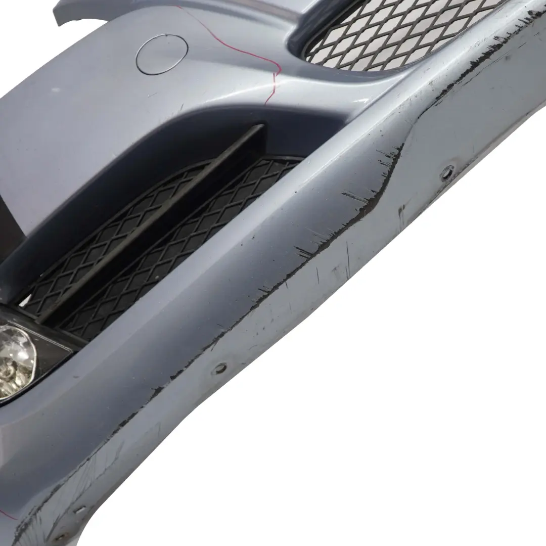 BMW 3 E90 E91 LCI Front Bumper Trim Panel Complete Bluewater Metallic - 896 - SKU 0036837-WB2 - Part number 0036837