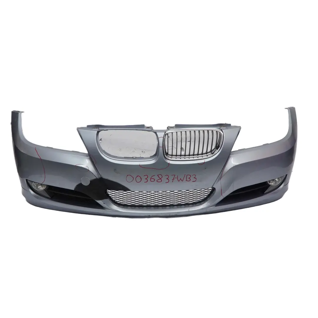 Bumper Front Trim Panel Complete Bluewater Blue Metallic - 896 to BMW E90 E91 LCI with Part number 0036837 BMW E90 E91 LCI Bumper Front Trim Panel Complete Bluewater Blue Metallic - 896 - SKU 0036837-WB3 - Part number 0036837