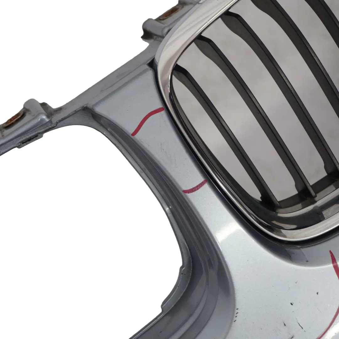 BMW E90 E91 LCI Bumper Front Trim Panel Complete Bluewater Blue Metallic - 896 - SKU 0036837-WB3 - Part number 0036837
