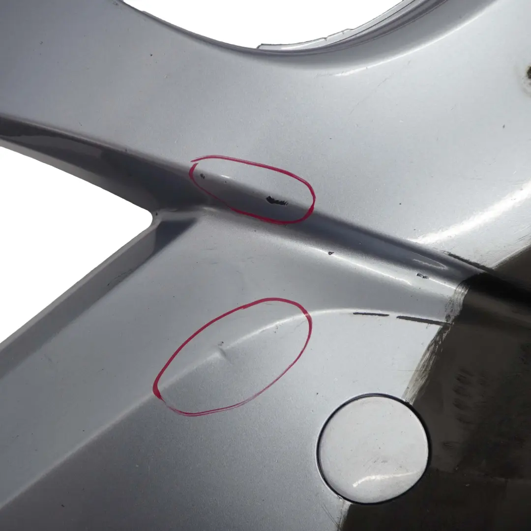 BMW E90 E91 LCI Bumper Front Trim Panel Complete Bluewater Blue Metallic - 896 - SKU 0036837-WB3 - Part number 0036837
