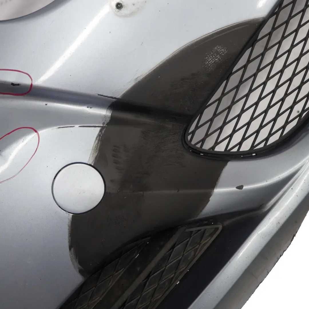 BMW E90 E91 LCI Bumper Front Trim Panel Complete Bluewater Blue Metallic - 896 - SKU 0036837-WB3 - Part number 0036837
