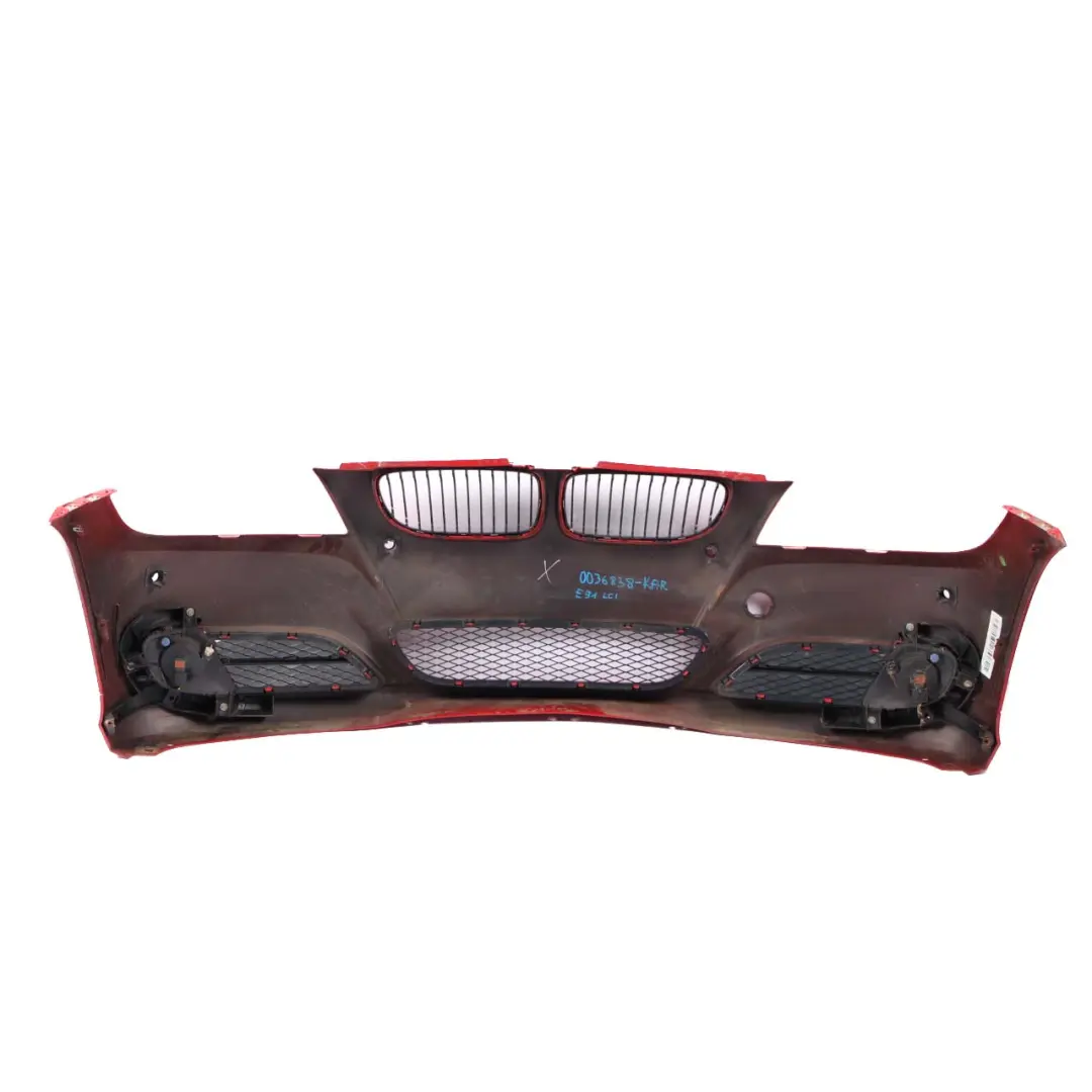 BMW 3 E90 E91 LCI Front Bumper Trim Panel Karmesinrot Crimson Red A61 - SKU 0036838-KAR - Part number 0036838