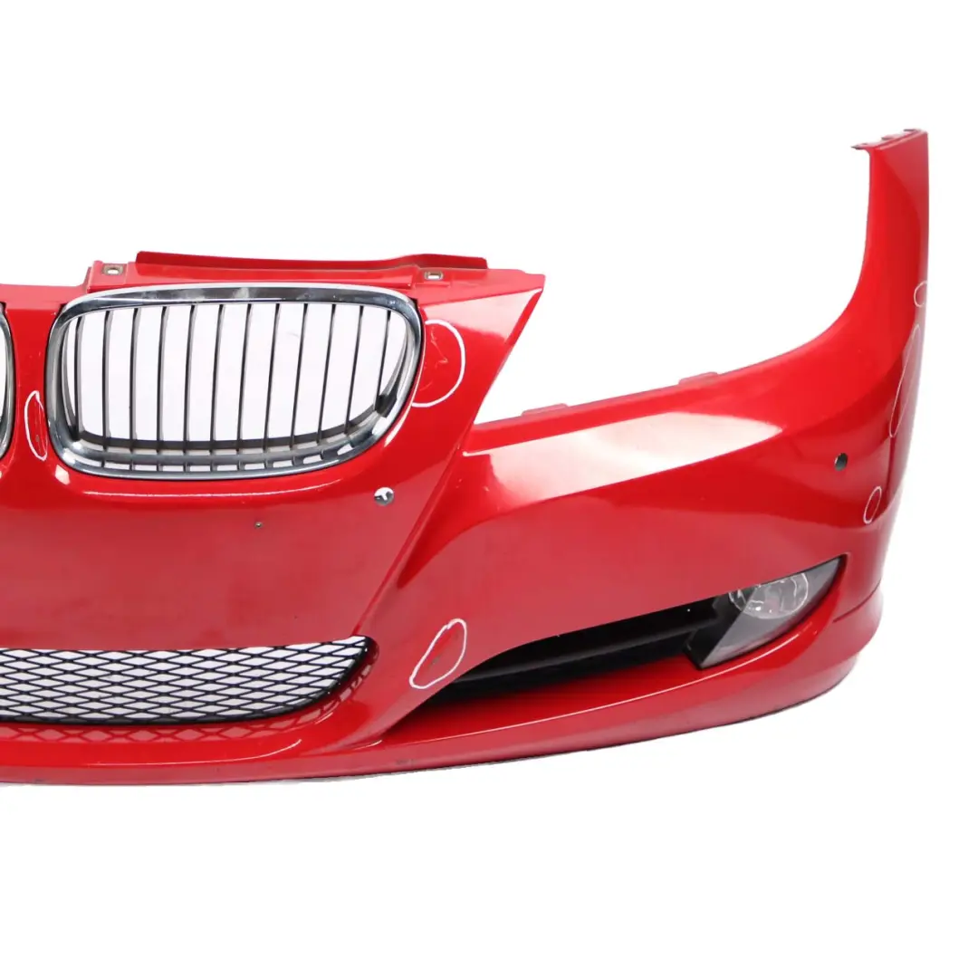 Front Bumper Trim Panel Karmesinrot Crimson Red A61 to BMW 3 E90 E91 LCI with Part number 0036838 BMW 3 E90 E91 LCI Front Bumper Trim Panel Karmesinrot Crimson Red A61 - SKU 0036838-KAR - Part number 0036838