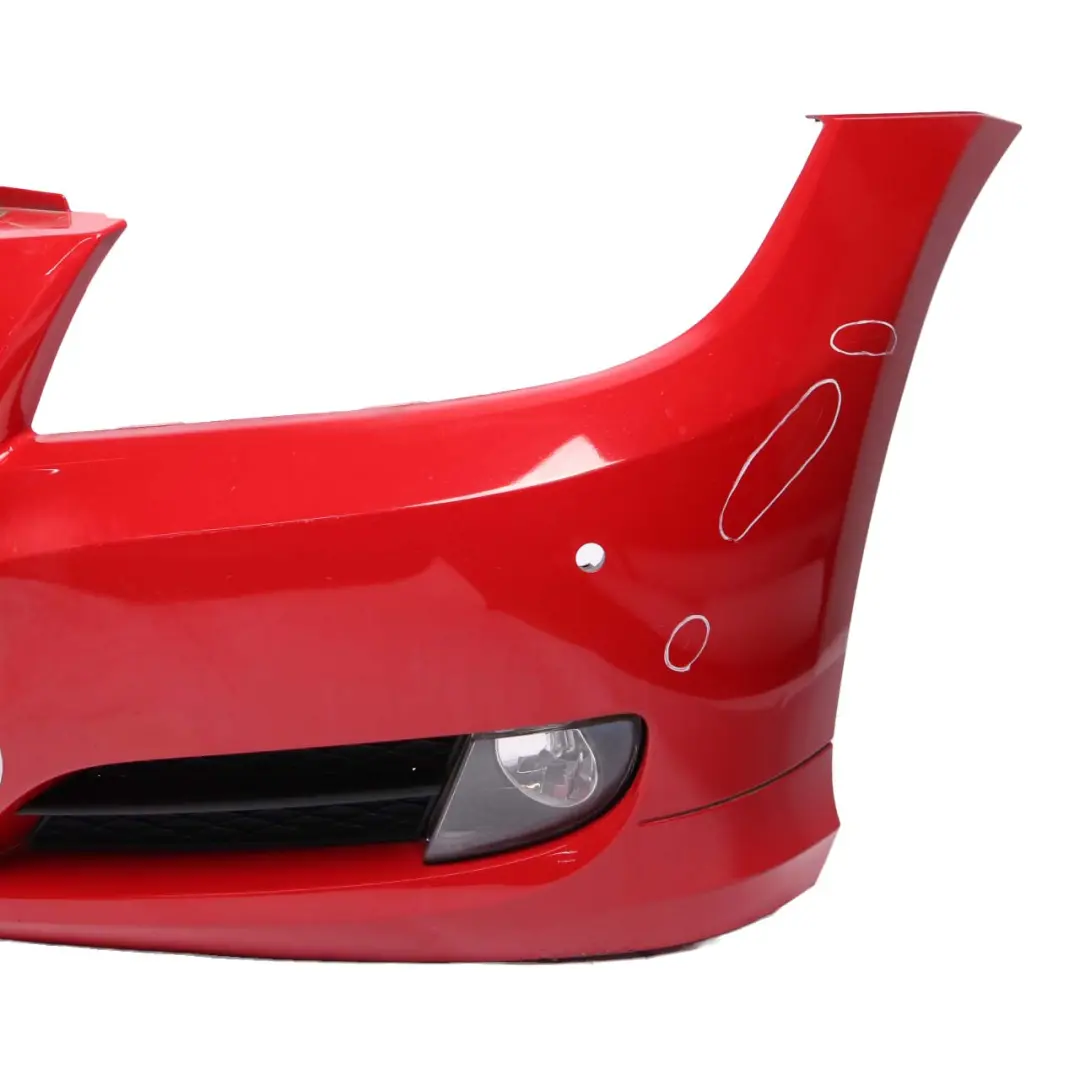 Front Bumper Trim Panel Karmesinrot Crimson Red A61 to BMW 3 E90 E91 LCI with Part number 0036838 BMW 3 E90 E91 LCI Front Bumper Trim Panel Karmesinrot Crimson Red A61 - SKU 0036838-KAR - Part number 0036838