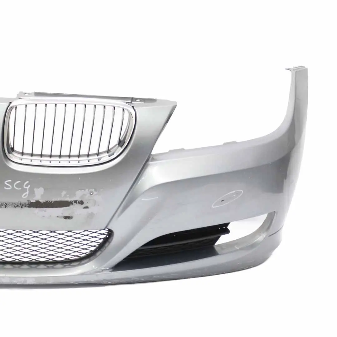 BMW E90 E91 LCI Front Bumper Trim Panel Spacegrau Space Grey - A52 - SKU 0036838-SCG - Part number 0036838