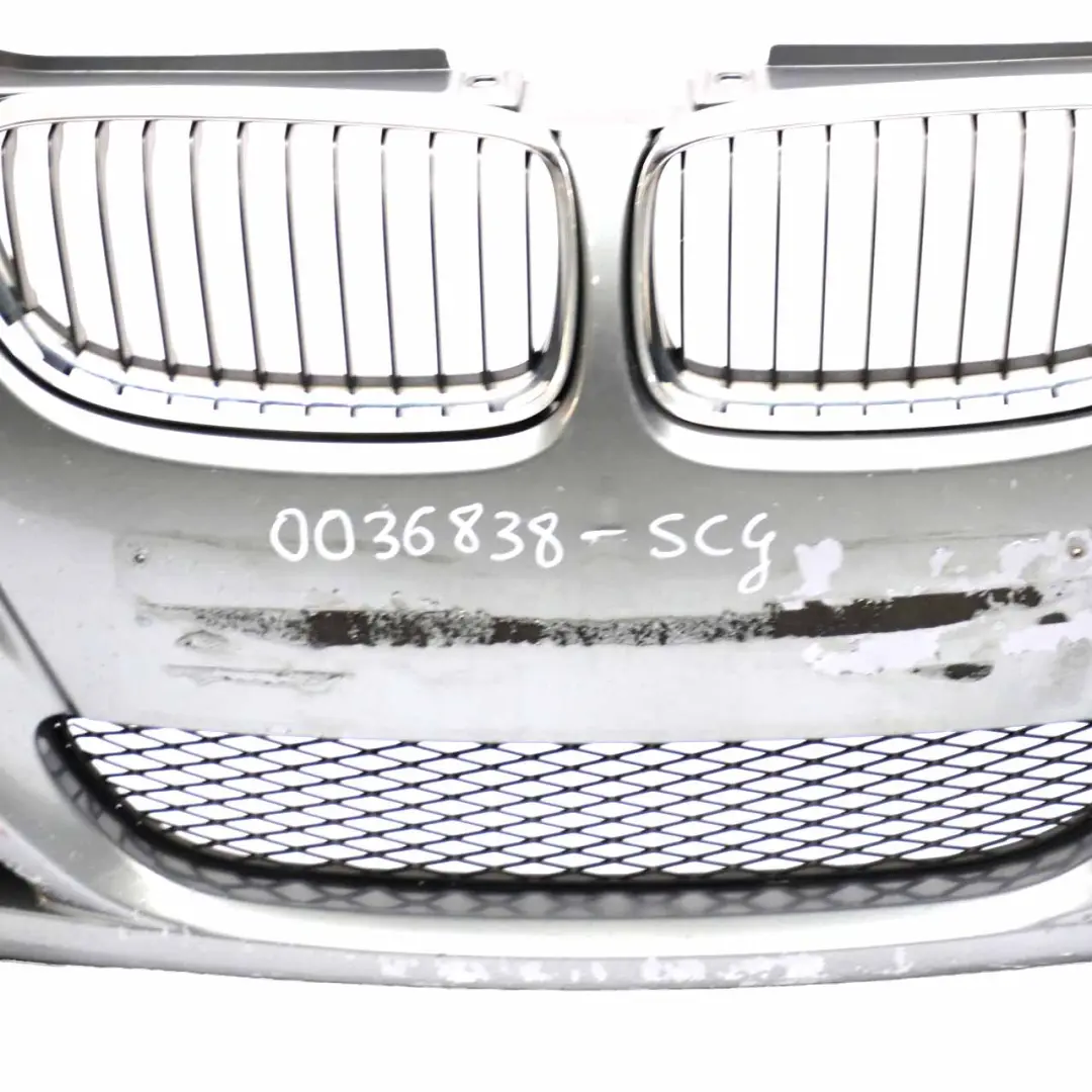 BMW E90 E91 LCI Front Bumper Trim Panel Spacegrau Space Grey - A52 - SKU 0036838-SCG - Part number 0036838