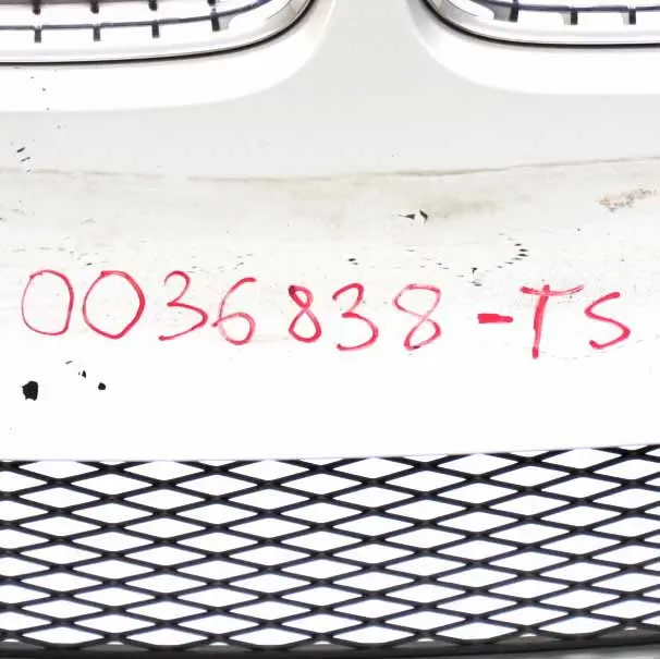Front Bumper Trim Panel Complete Titan Silver Metallic - 354 to BMW E90 E91 LCI with Part number 0036838 BMW E90 E91 LCI Front Bumper Trim Panel Complete Titan Silver Metallic - 354 - SKU 0036838-TS - Part number 0036838