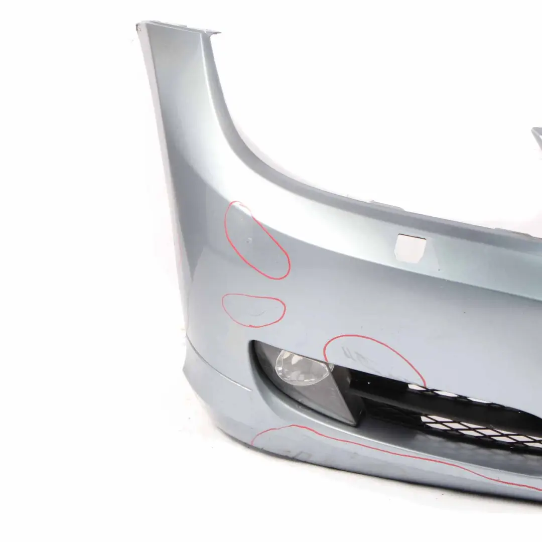 BMW E90 LCI Front Bumper Trim Panel Complete Bluewater Metallic - 896 - SKU 0036839-WB - Part number 0036839