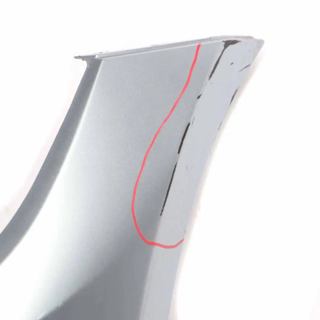 BMW E90 LCI Front Bumper Trim Panel Complete Bluewater Metallic - 896 - SKU 0036839-WB - Part number 0036839