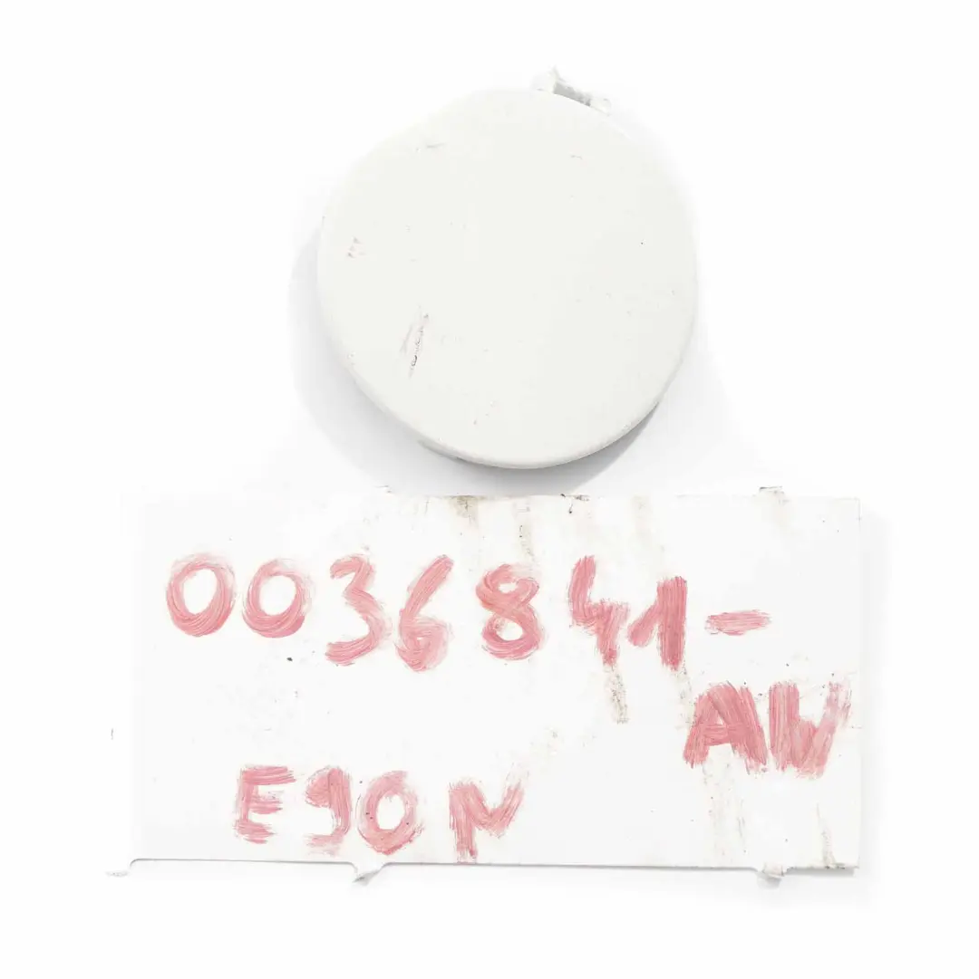  Aleta parachoques BMW E90 LCI Gancho remolque Cubierta Alpin Blanco 300 7143746 - SKU 0036841-AW - Número de pieza 0036841