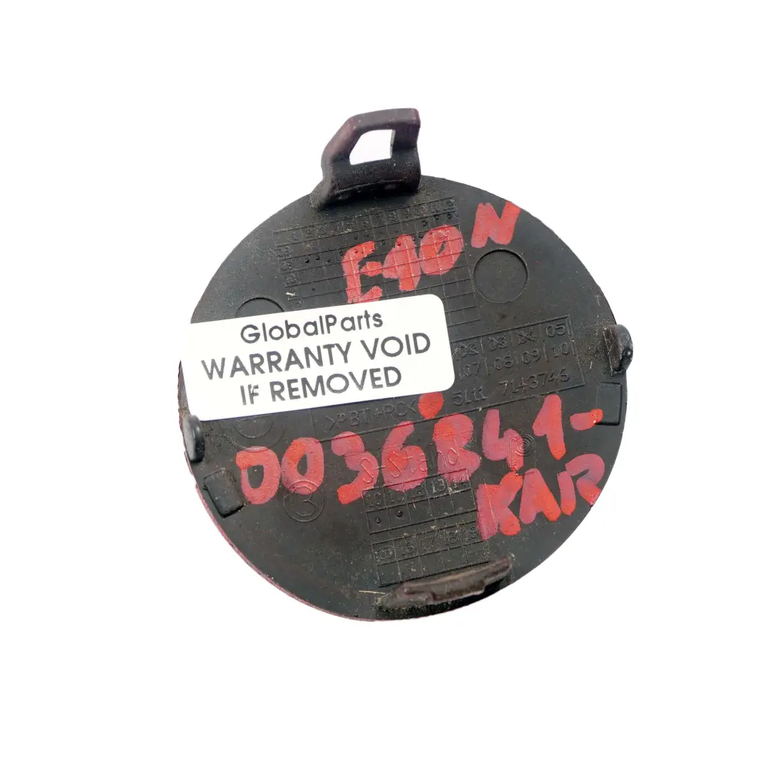 Stossfänger Vorn Klappe BMW E90 LCI Abdeckung Blende Abschleppöse Karmesinrot für mit Teilenummer 0036841 Stossfänger Vorn Klappe BMW E90 LCI Abdeckung Blende Abschleppöse Karmesinrot - SKU 0036841-KAR - Teilenummer 0036841