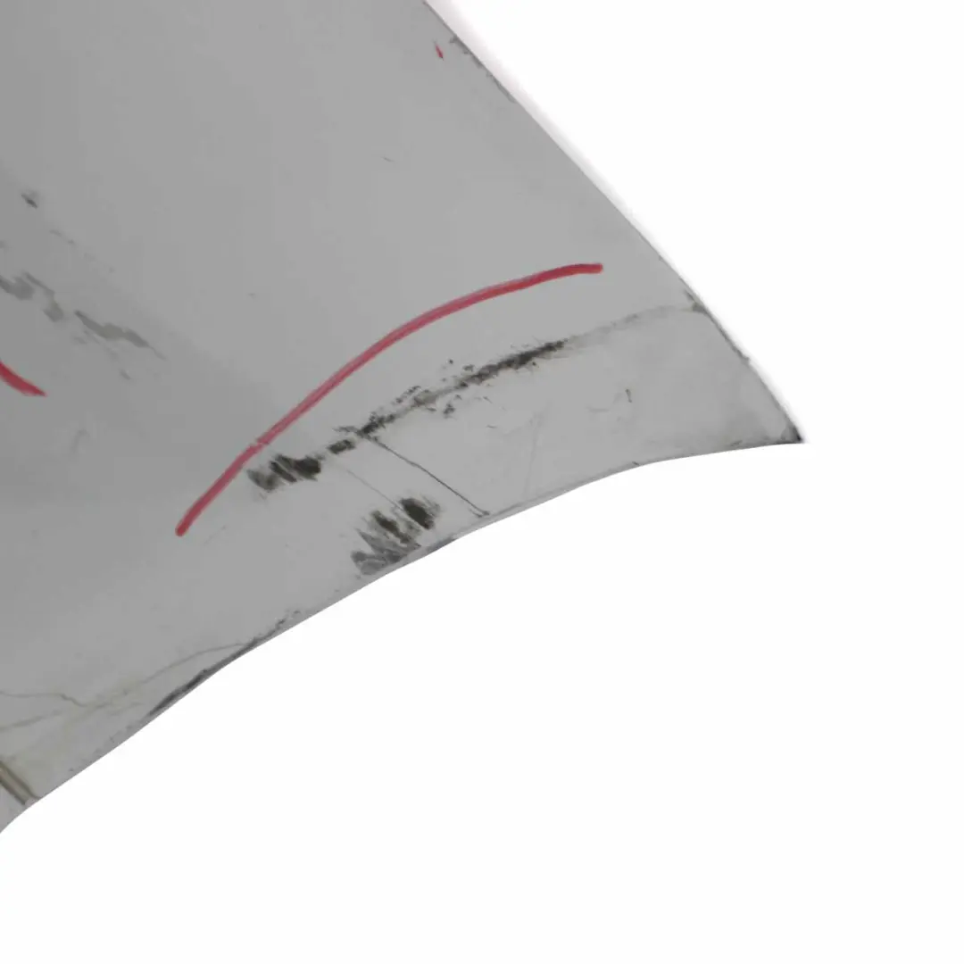 BMW E90 LCI Rear Bumper Trim Panel Facelift Titansilber Titan Silver - 354 - SKU 0036874-TS - Part number 0036874