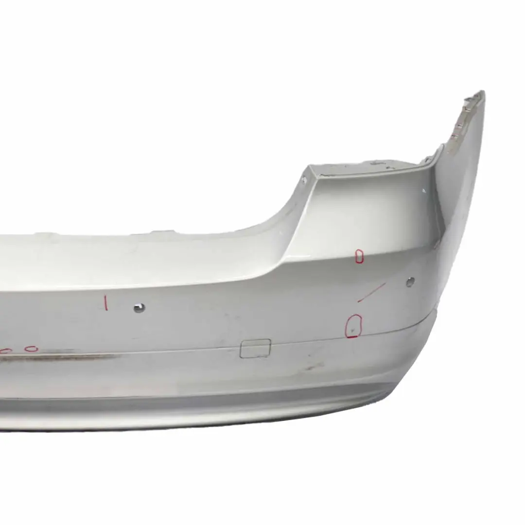 BMW E90 LCI Rear Bumper Trim Panel Facelift Titansilber Titan Silver - 354 - SKU 0036874-TS - Part number 0036874