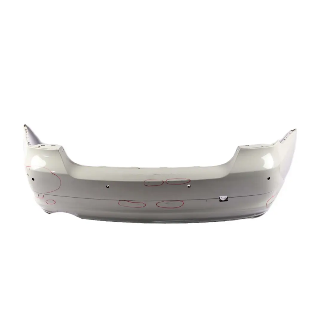 Bumper Rear Trim Panel PDC Alpinweiss 3 White - 300 to BMW E90 LCI with Part number 0036875 BMW E90 LCI Bumper Rear Trim Panel PDC Alpinweiss 3 White - 300 - SKU 0036875-AW - Part number 0036875