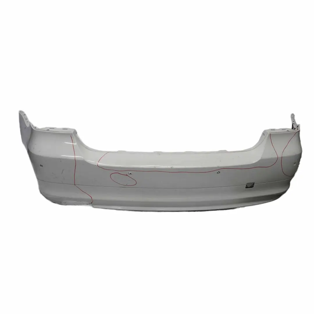 BMW E90 LCI Zderzak Tylny Alpinweiss 3 - 300 - SKU 0036875-AW1 - Numer Części 0036875
