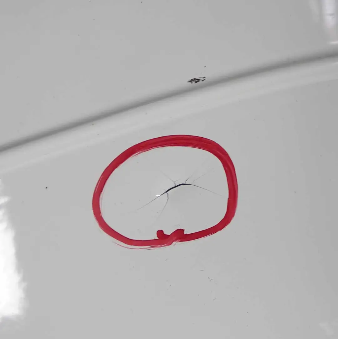  Bumper Rear BMW E90 LCI Lift Trim Panel PDC Alpinweiss Alpine White 3 - 300 - SKU 0036875-AW2 - Part number 0036875