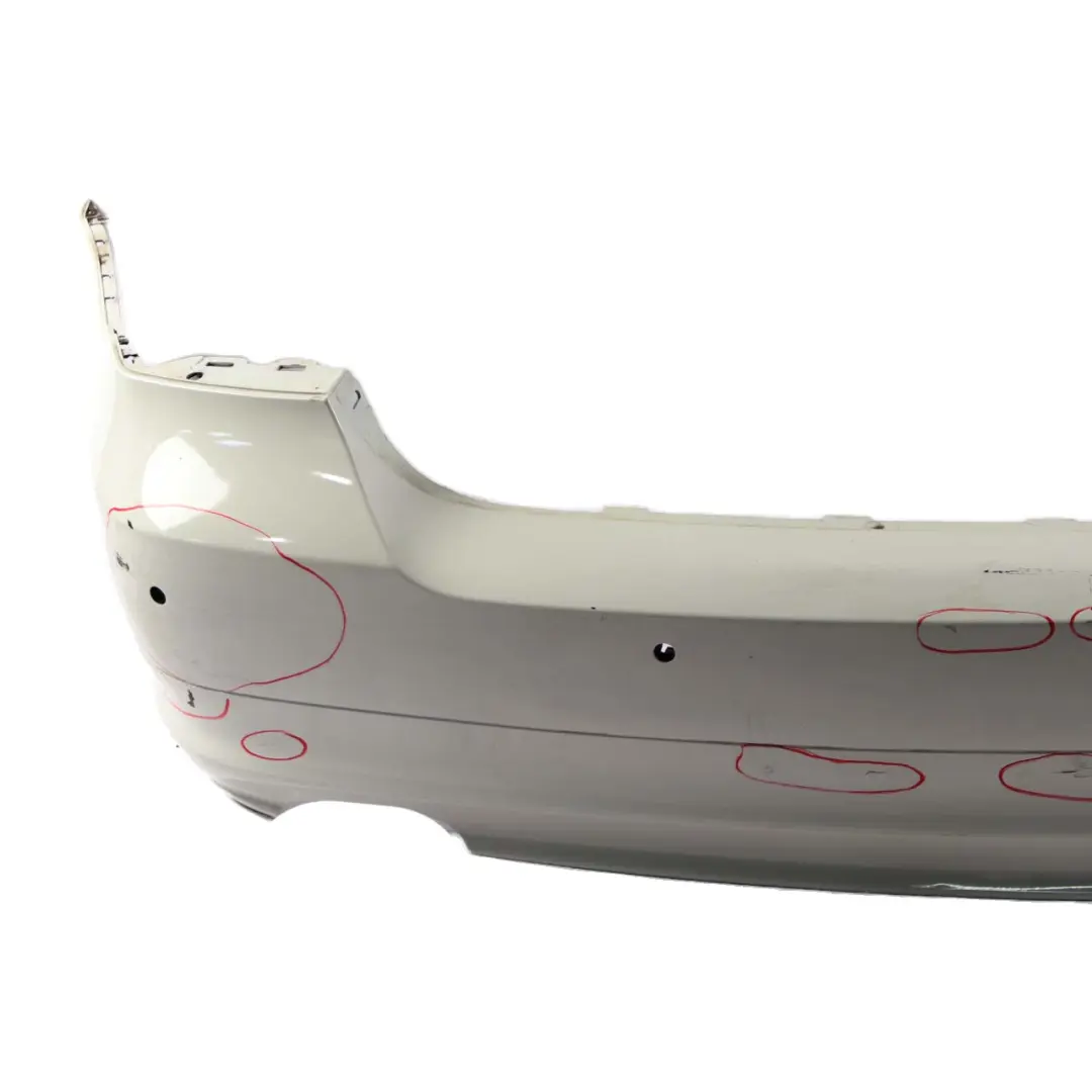 Bumper Rear Trim Panel PDC Alpinweiss 3 White - 300 to BMW E90 LCI with Part number 0036875 BMW E90 LCI Bumper Rear Trim Panel PDC Alpinweiss 3 White - 300 - SKU 0036875-AW - Part number 0036875