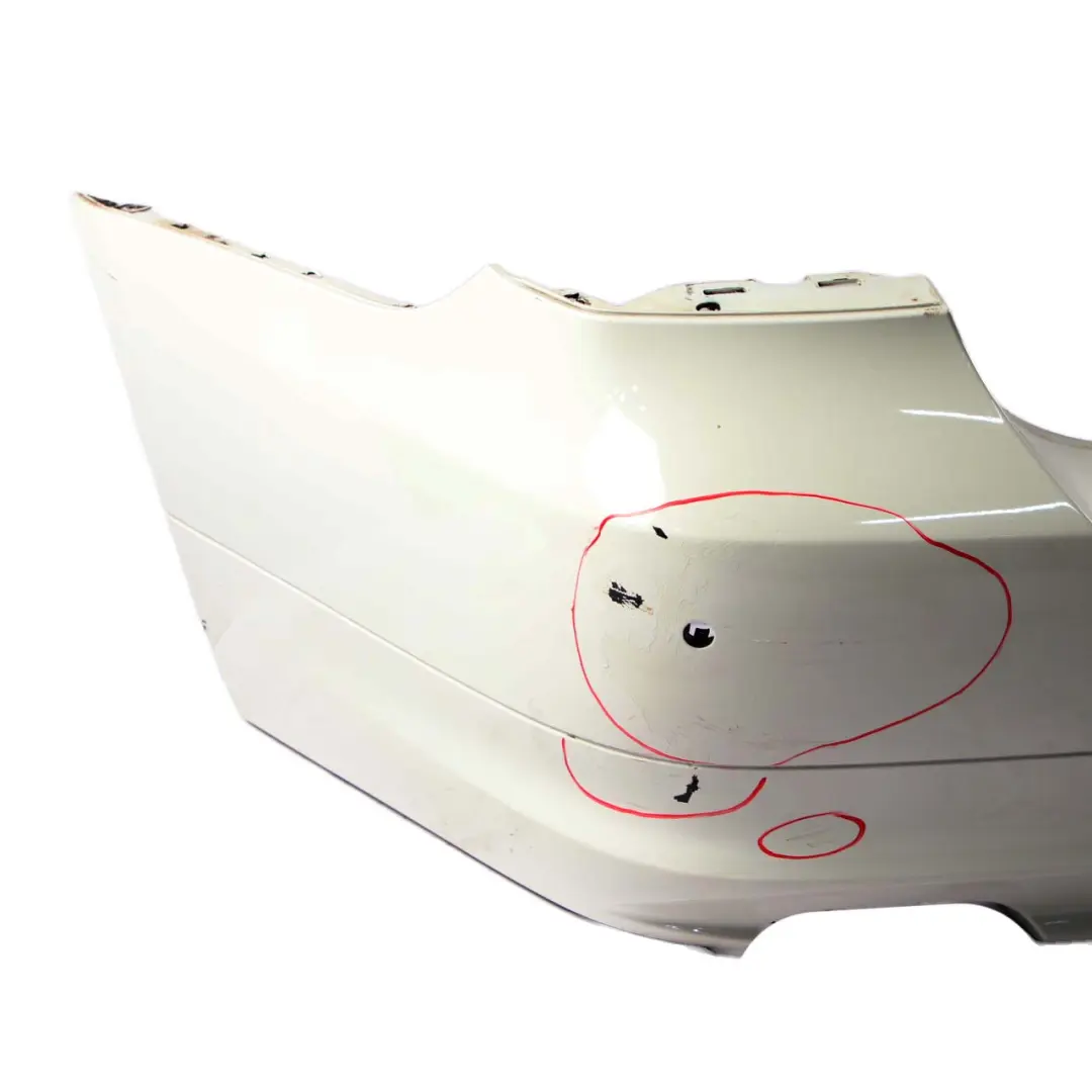 BMW E90 LCI Bumper Rear Trim Panel PDC Alpinweiss 3 White - 300 - SKU 0036875-AW - Part number 0036875