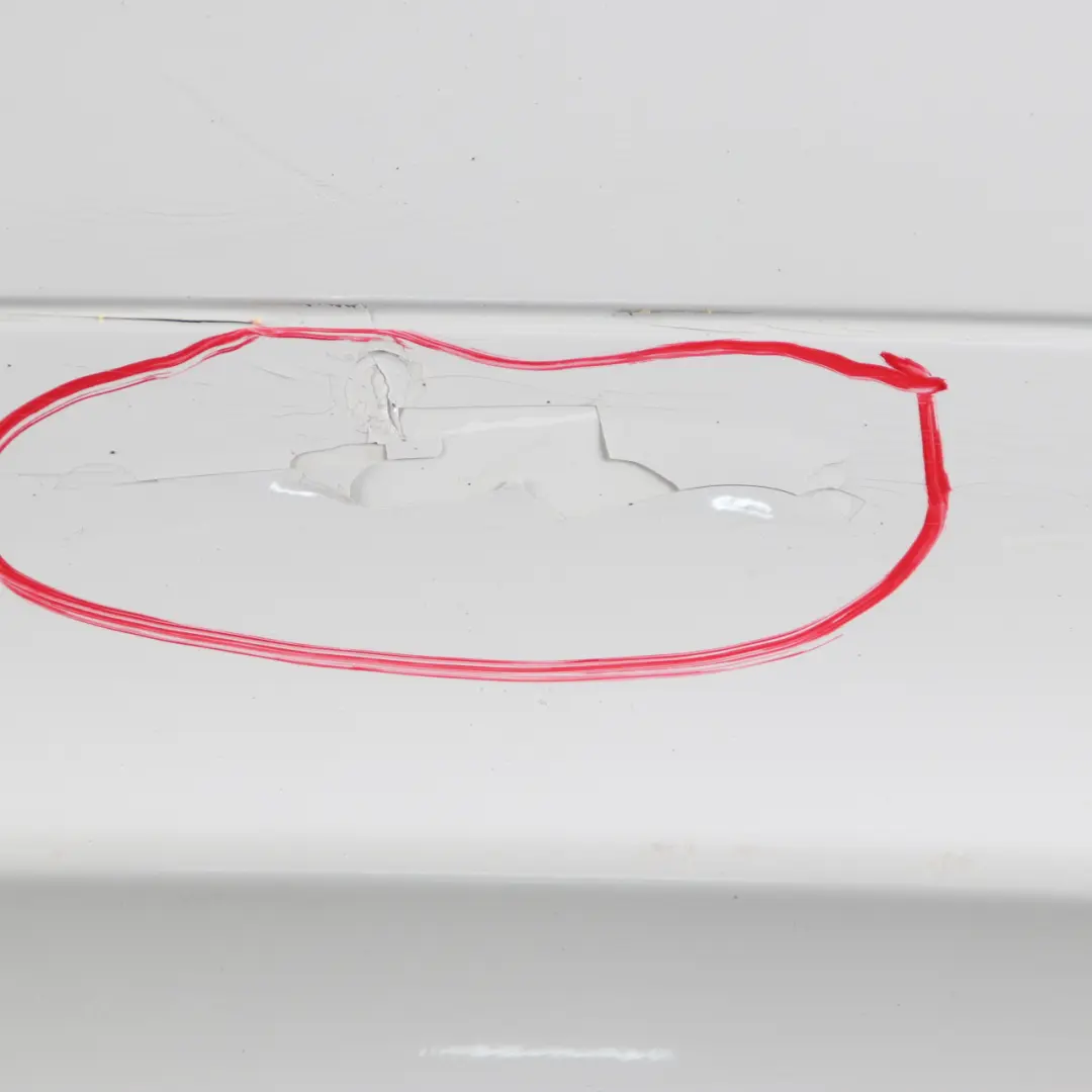 BMW E90 LCI Bumper Rear Trim Panel PDC Alpinweiss 3 White - 300 - SKU 0036875-AW - Part number 0036875