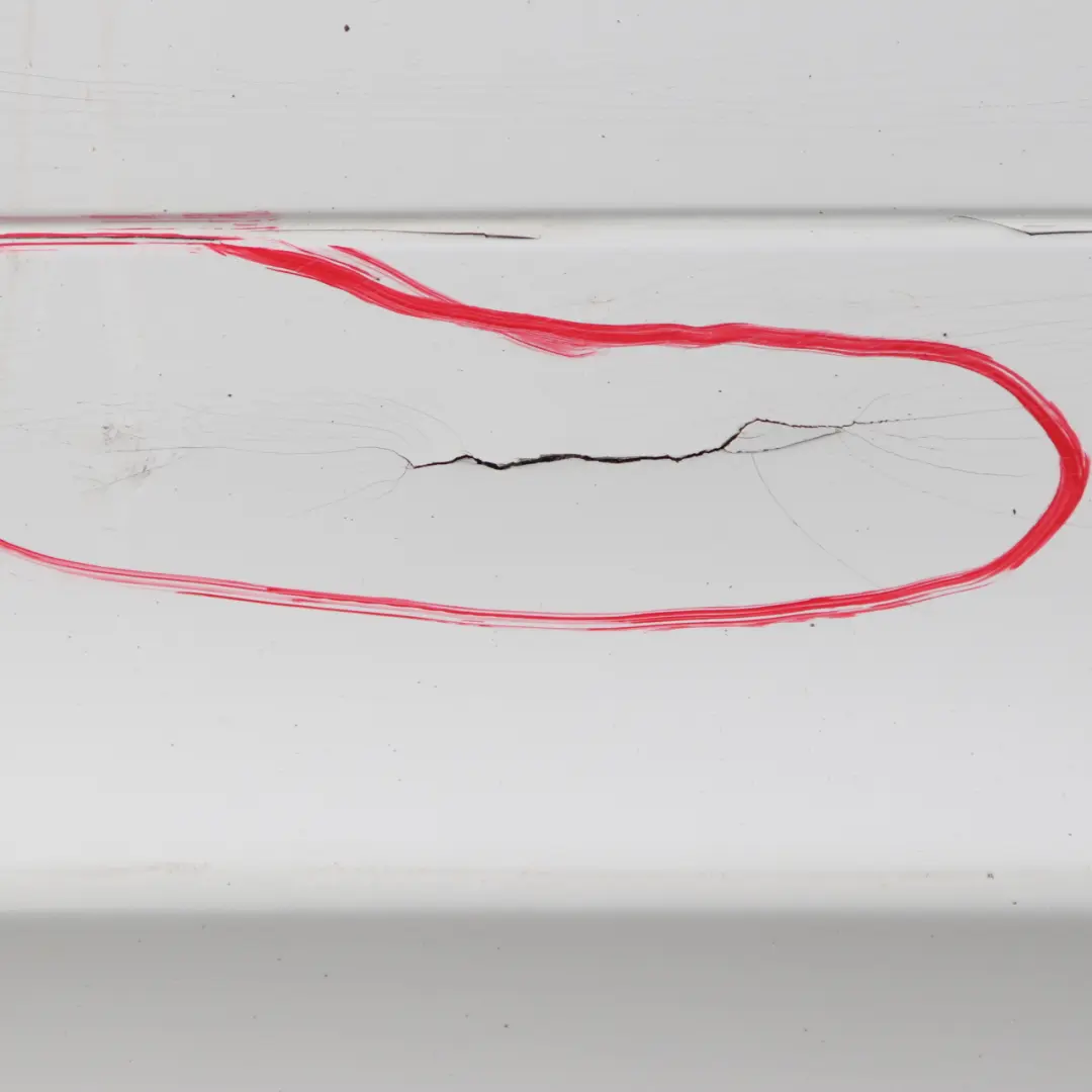 Bumper Rear Trim Panel PDC Alpinweiss 3 White - 300 to BMW E90 LCI with Part number 0036875 BMW E90 LCI Bumper Rear Trim Panel PDC Alpinweiss 3 White - 300 - SKU 0036875-AW - Part number 0036875