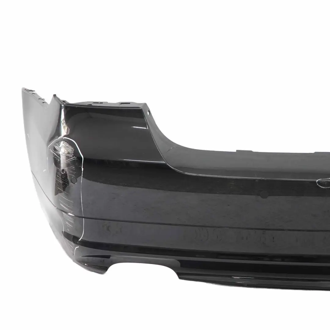 BMW E90 LCI Lift Rear Bumper Trim Panel PDC Black Sapphire Metallic - 475 - SKU 0036875-BS1 - Part number 0036875