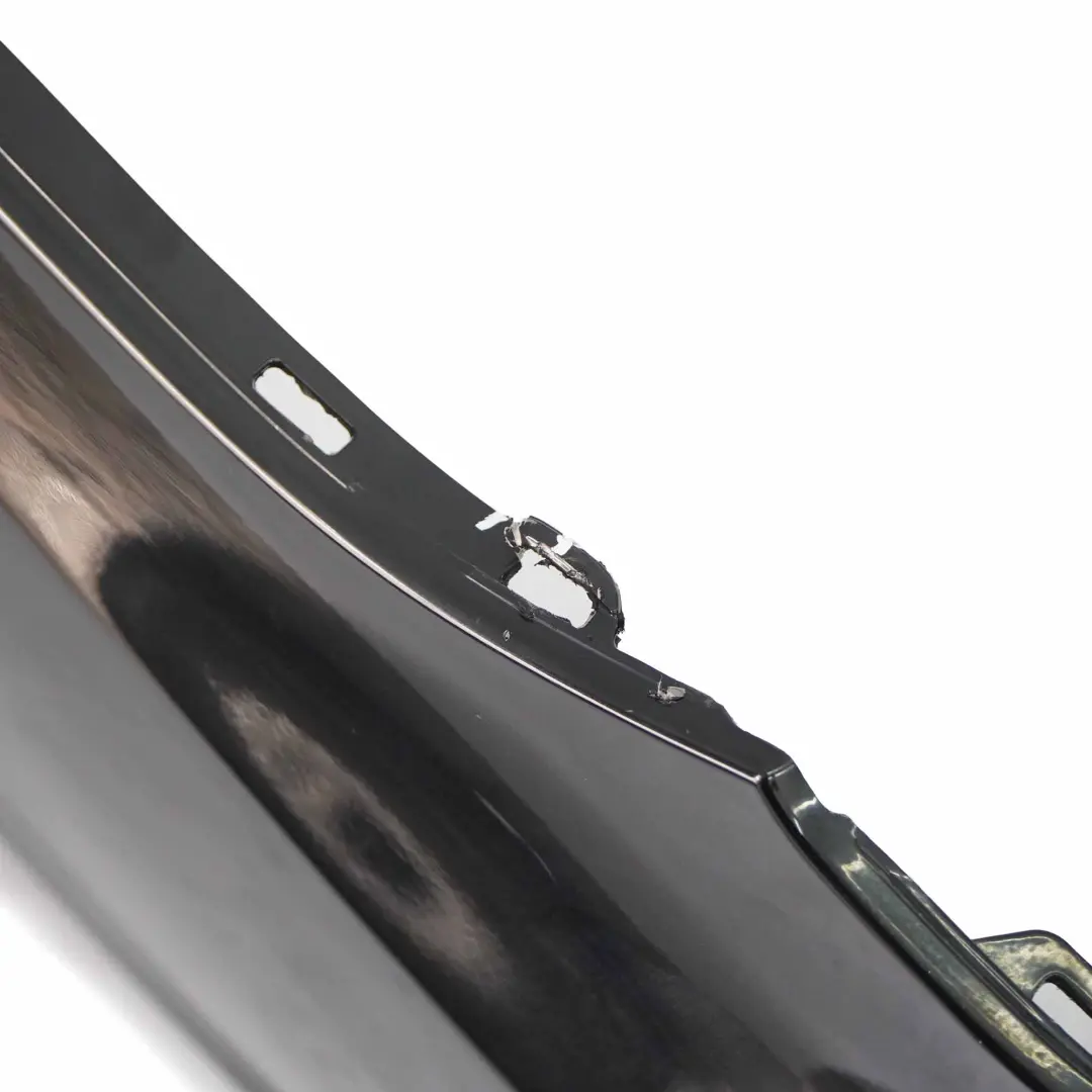 BMW E90 LCI Lift Rear Bumper Trim Panel PDC Black Sapphire Metallic - 475 - SKU 0036875-BS1 - Part number 0036875