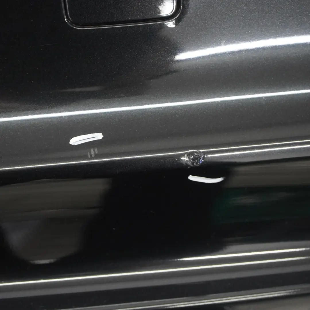 Bumper Trim Panel PDC Black Sapphire Metallic - 475 to BMW E90 LCI Rear with Part number 0036875 BMW E90 LCI Rear Bumper Trim Panel PDC Black Sapphire Metallic - 475 - SKU 0036875-BS3 - Part number 0036875