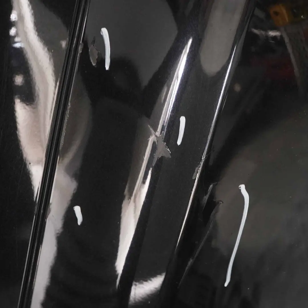 Bumper Trim Panel PDC Black Sapphire Metallic - 475 to BMW E90 LCI Rear with Part number 0036875 BMW E90 LCI Rear Bumper Trim Panel PDC Black Sapphire Metallic - 475 - SKU 0036875-BS3 - Part number 0036875