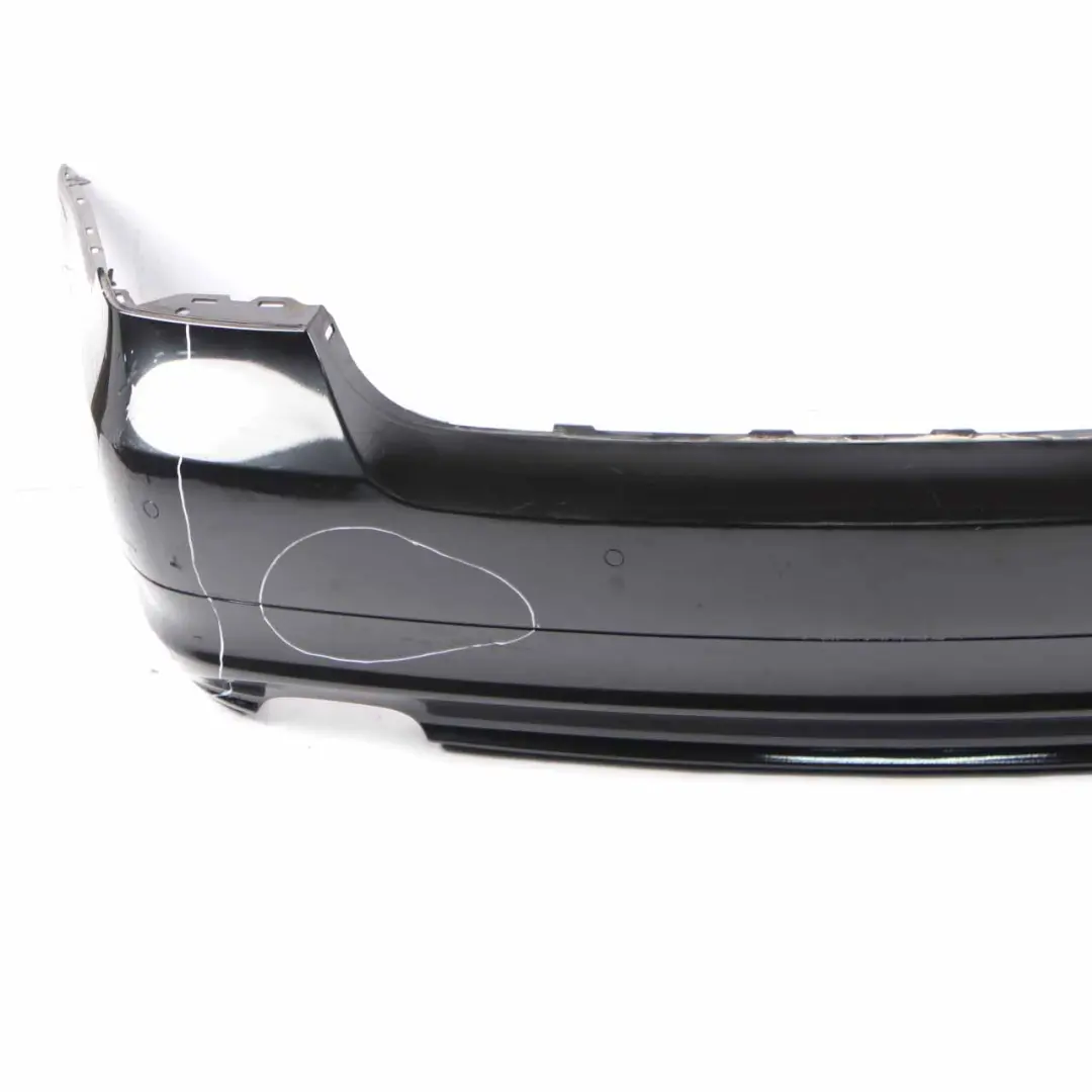 BMW 3 E90 LCi Lift Rear Bumper Trim Panel PDC Black Sapphire Metallic - 475 - SKU 0036875-BS - Part number 0036875
