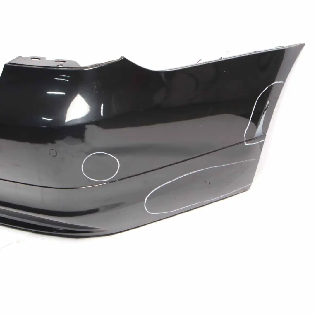 BMW 3 E90 LCi Lift Rear Bumper Trim Panel PDC Black Sapphire Metallic - 475 - SKU 0036875-BS - Part number 0036875